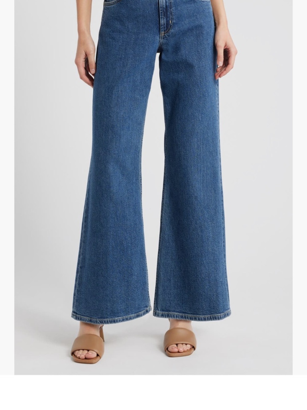 Rails Wide-Leg Jeans in Classic Blue
